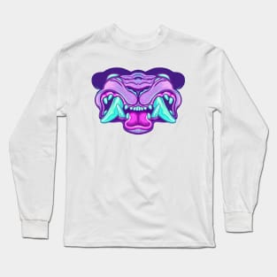 Neon Monster - White Long Sleeve T-Shirt